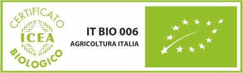 Certificato ICEA agricoltura biologica IT BIO 006