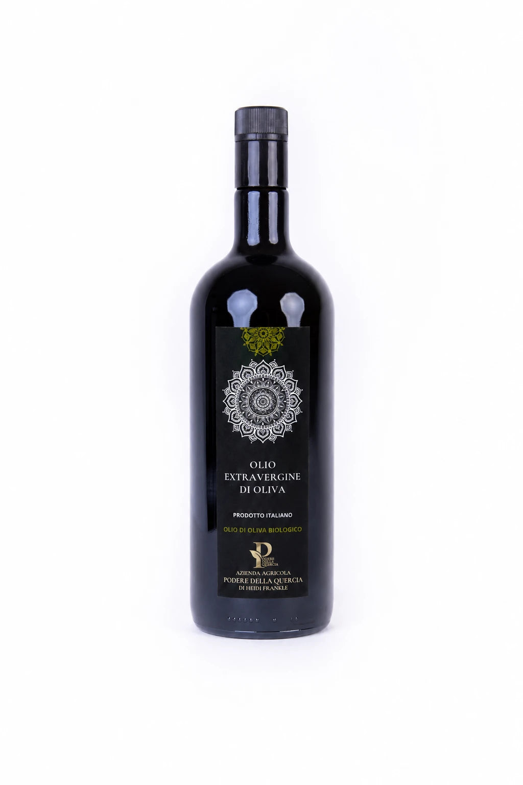 Bottiglia da 1 litro di olio extravergine di oliva biologico